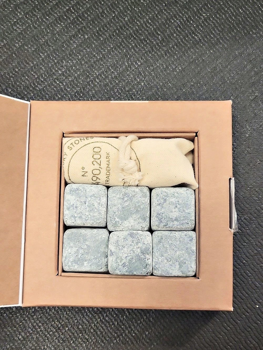 Whisky Stones Set of 6 Soapstone Beverage Cubes Soapstone Beverage Cubes